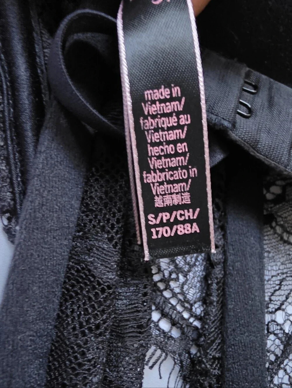 Victoria's Secret Black Push Up Lace Sheer Bodysuit Teddy